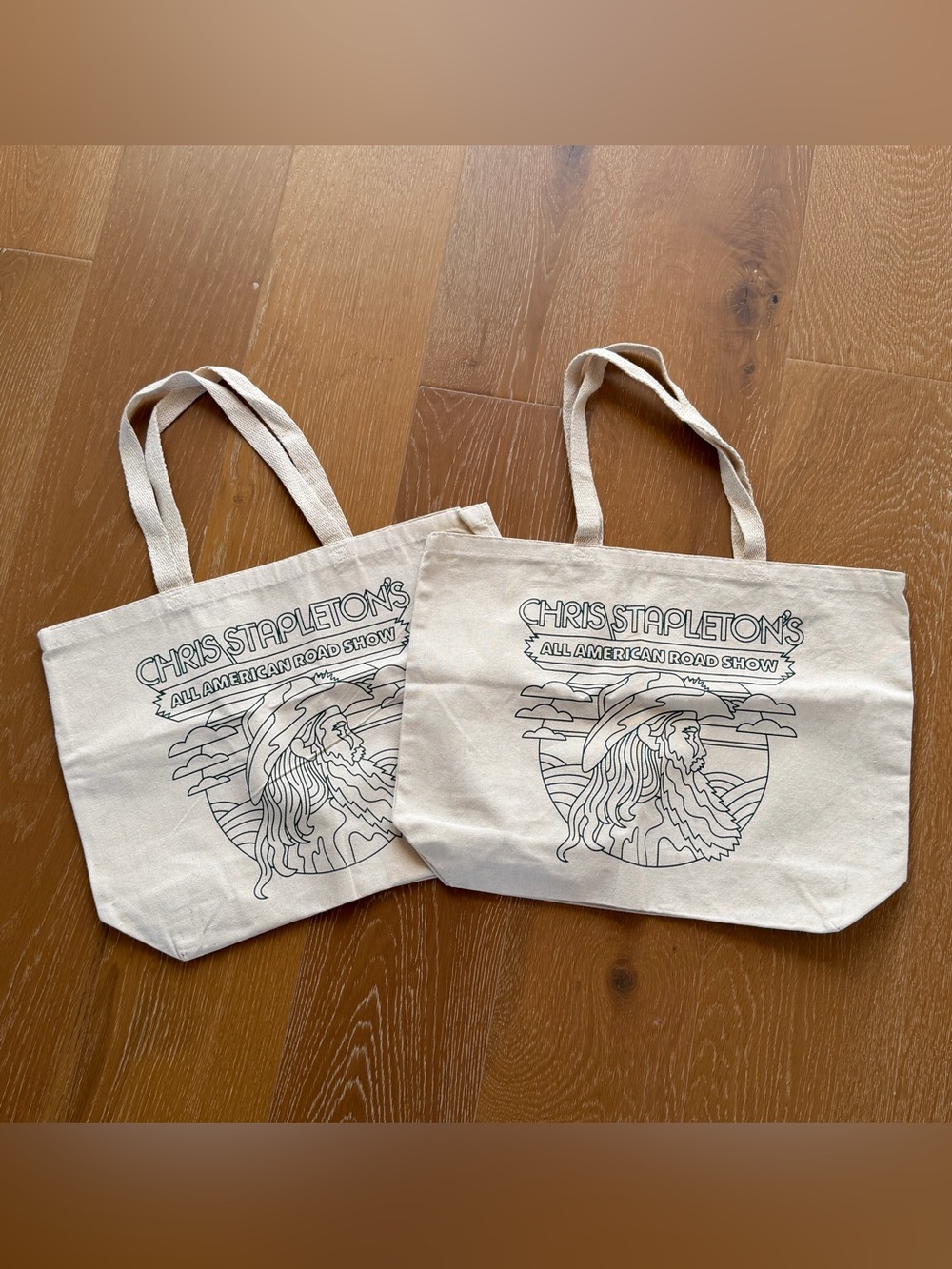 Canvas Totes (2) Chris Stapleton’s All American Road Show